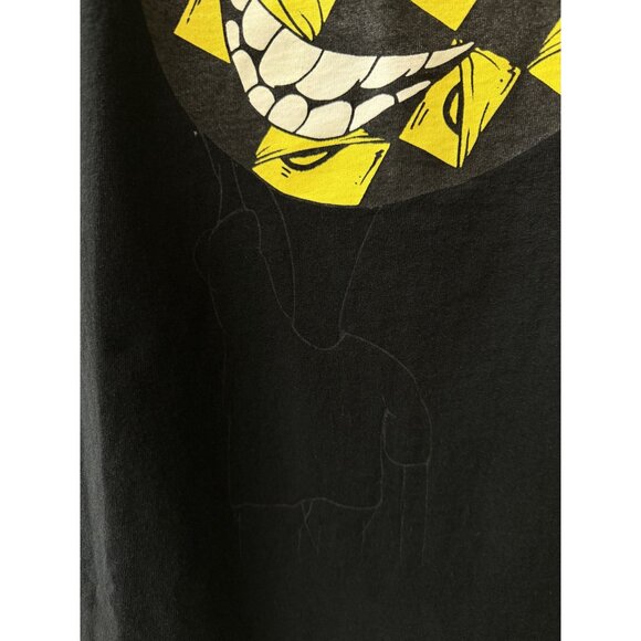 Chrome Hearts Black Graphic Tee W/ Pocket & Smile Design Back - Picture 14 of 15